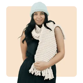 // Merino Knit Kit // START HERE Scarf