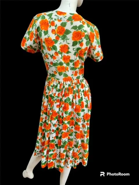 1950s Dress #R45  FREE  AUS POSTAGE