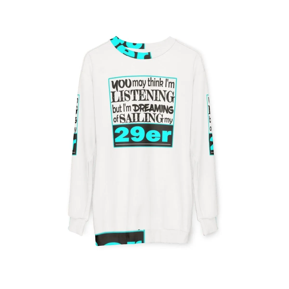 29er Sailing Sweatshirt - Nautical Blue Boating Sweatshirt