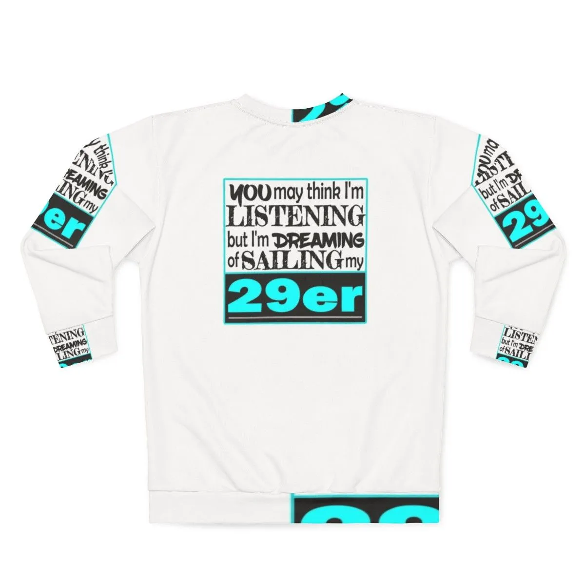 29er Sailing Sweatshirt - Nautical Blue Boating Sweatshirt