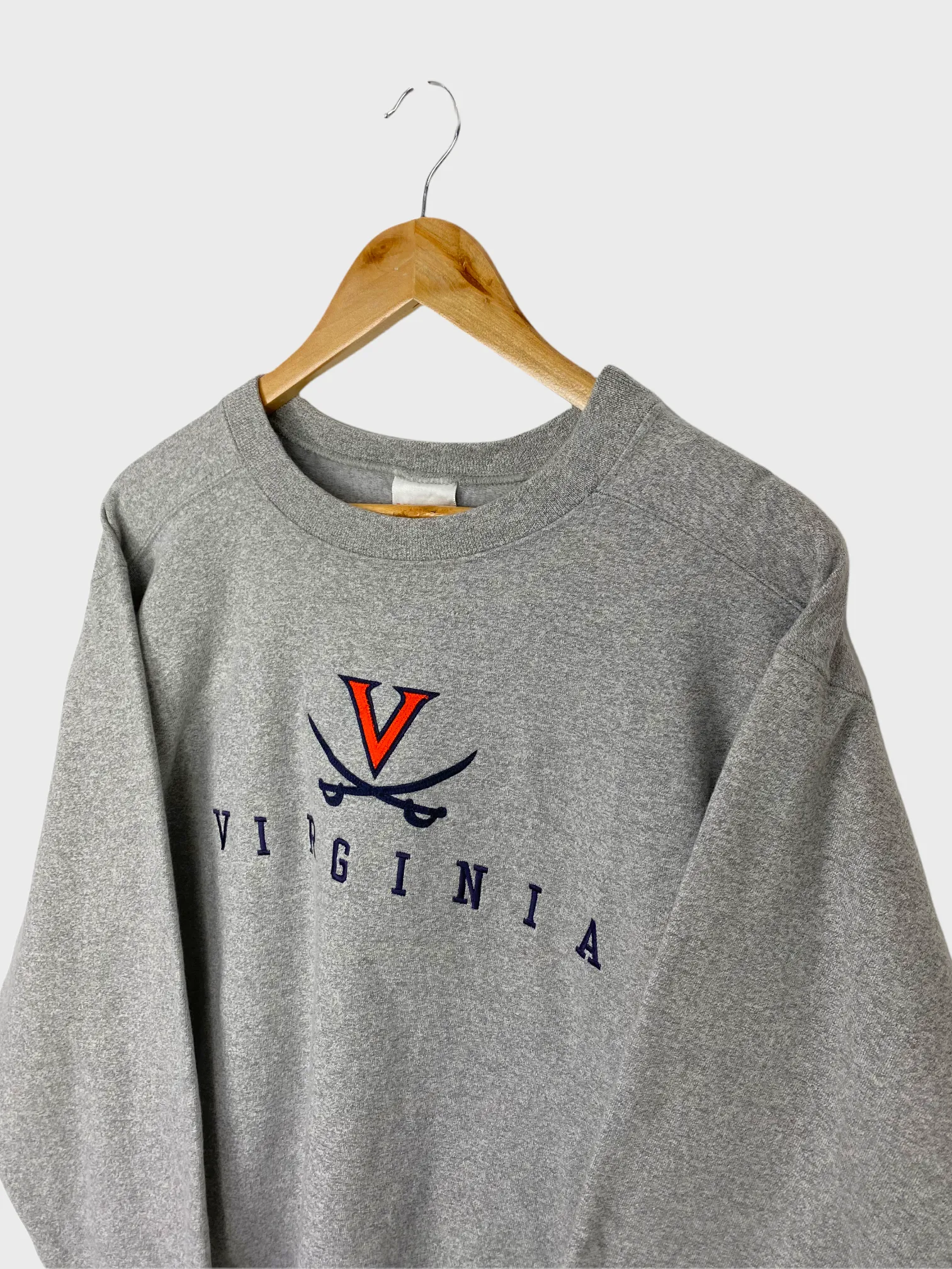 90's Virginia USA Made Embroidered Vintage Sweatshirt Size 8-10