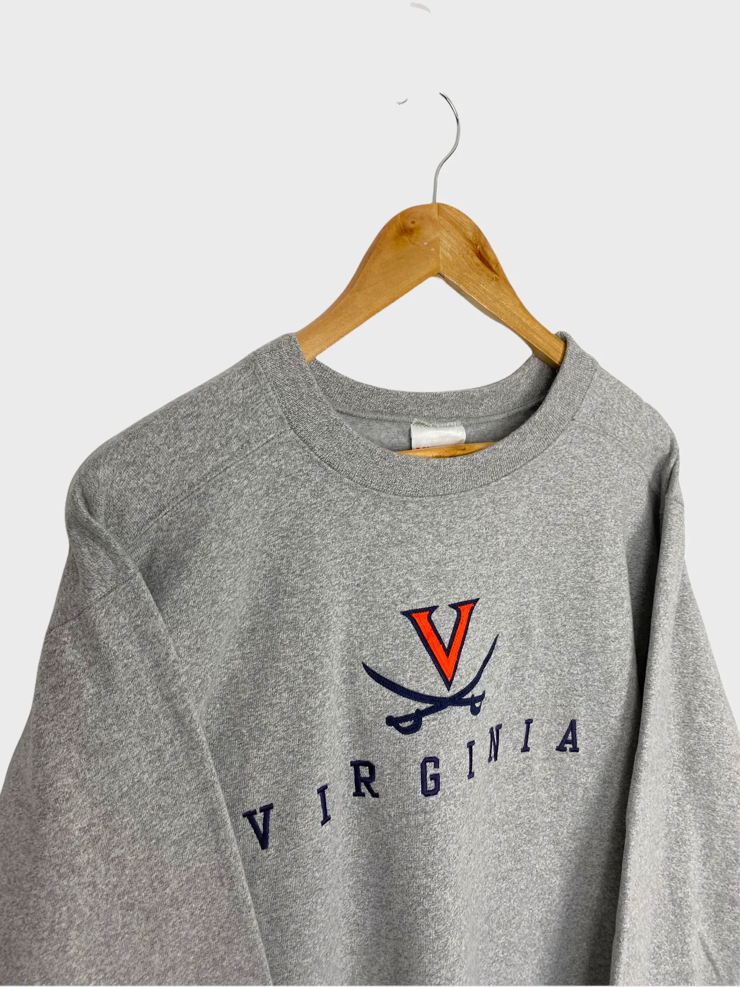 90's Virginia USA Made Embroidered Vintage Sweatshirt Size 8-10