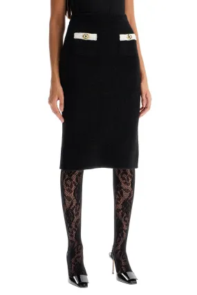 alpaca midi skirt
