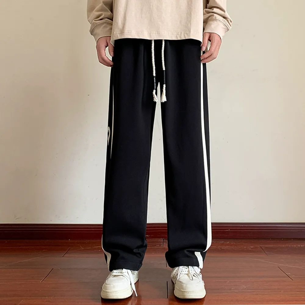 American Striped Lettering Leggings Sweatpants