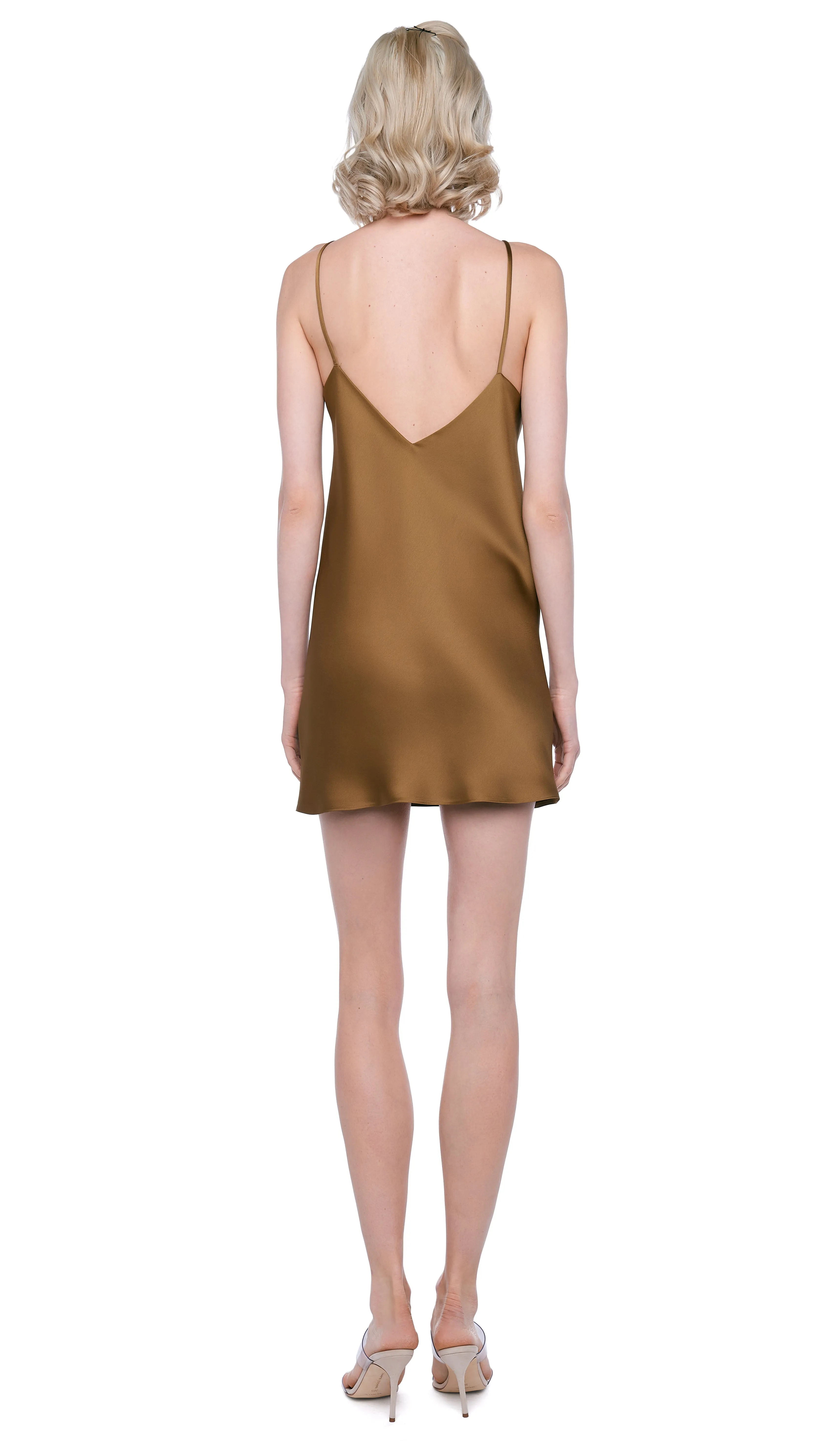 BIAS SLIP MINI DRESS