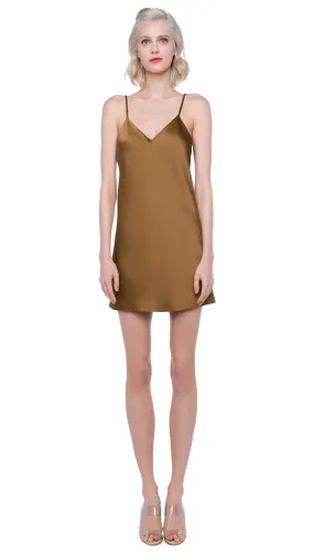 BIAS SLIP MINI DRESS