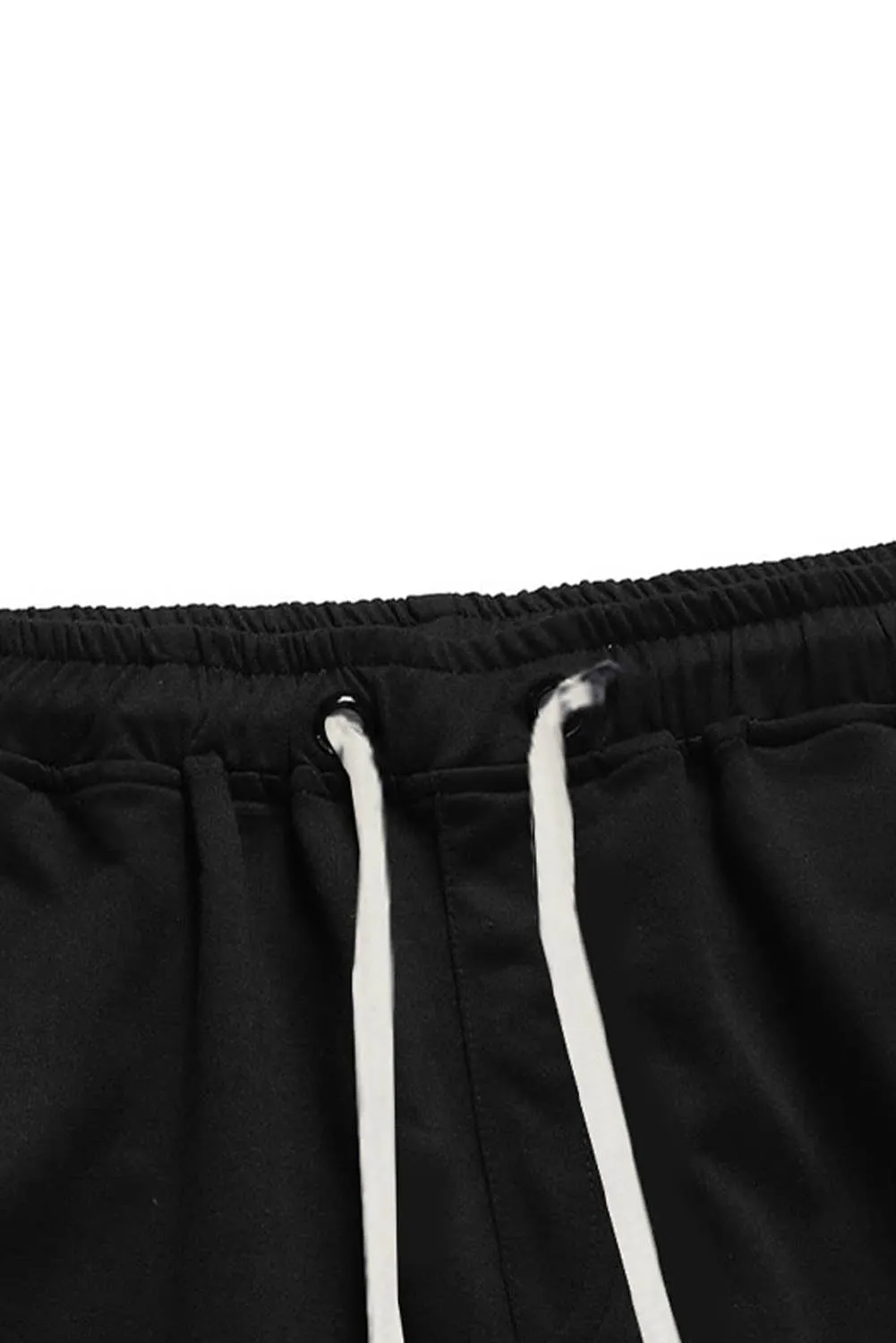 Black Crown K Heart Graphic Men Sweatpants