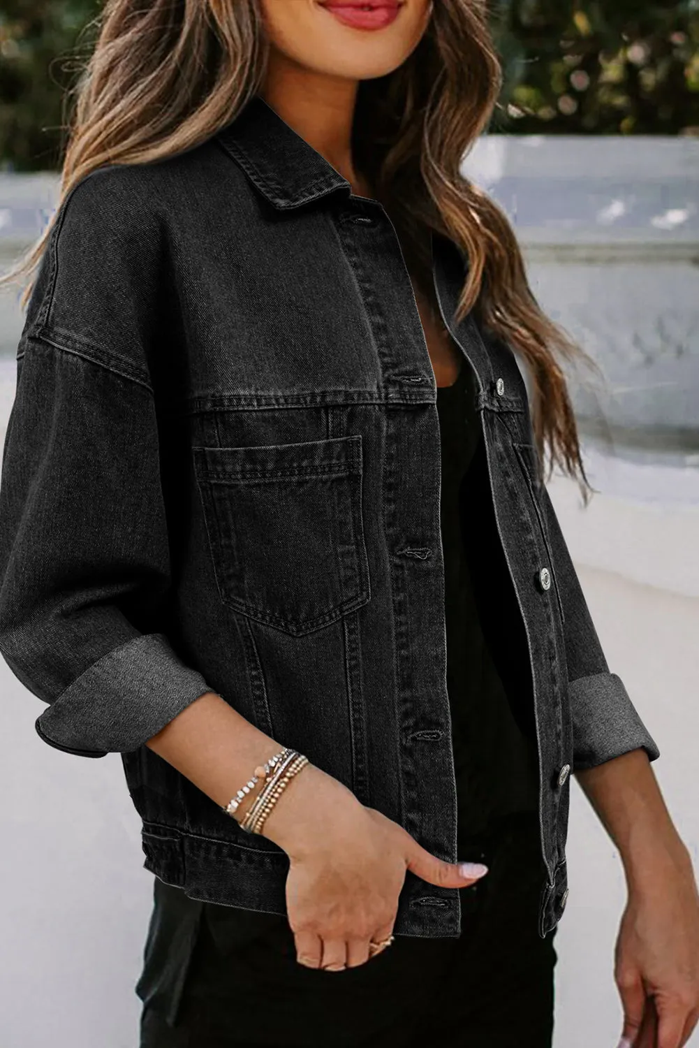 Black Denim Jacket