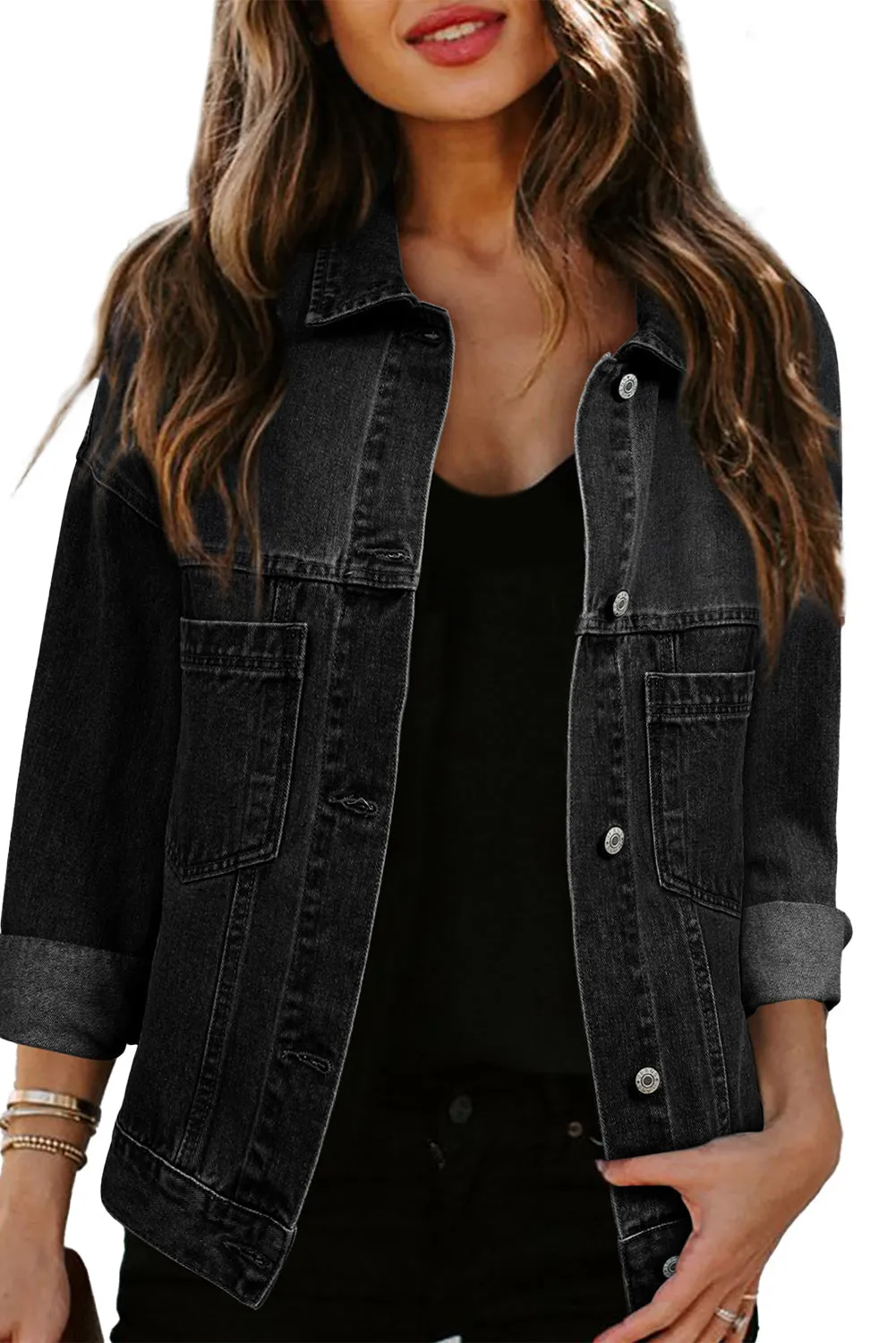 Black Denim Jacket