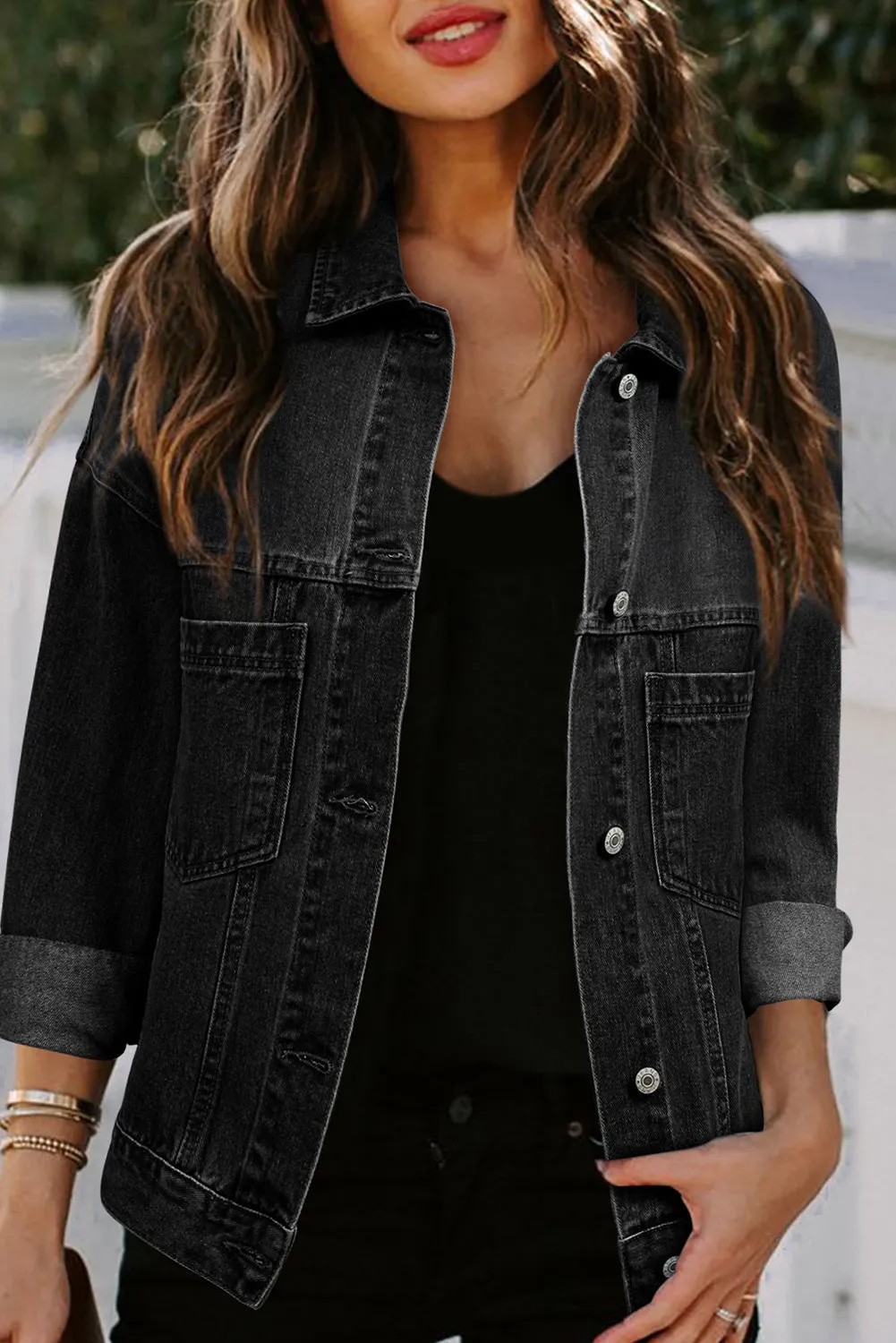 Black Denim Jacket