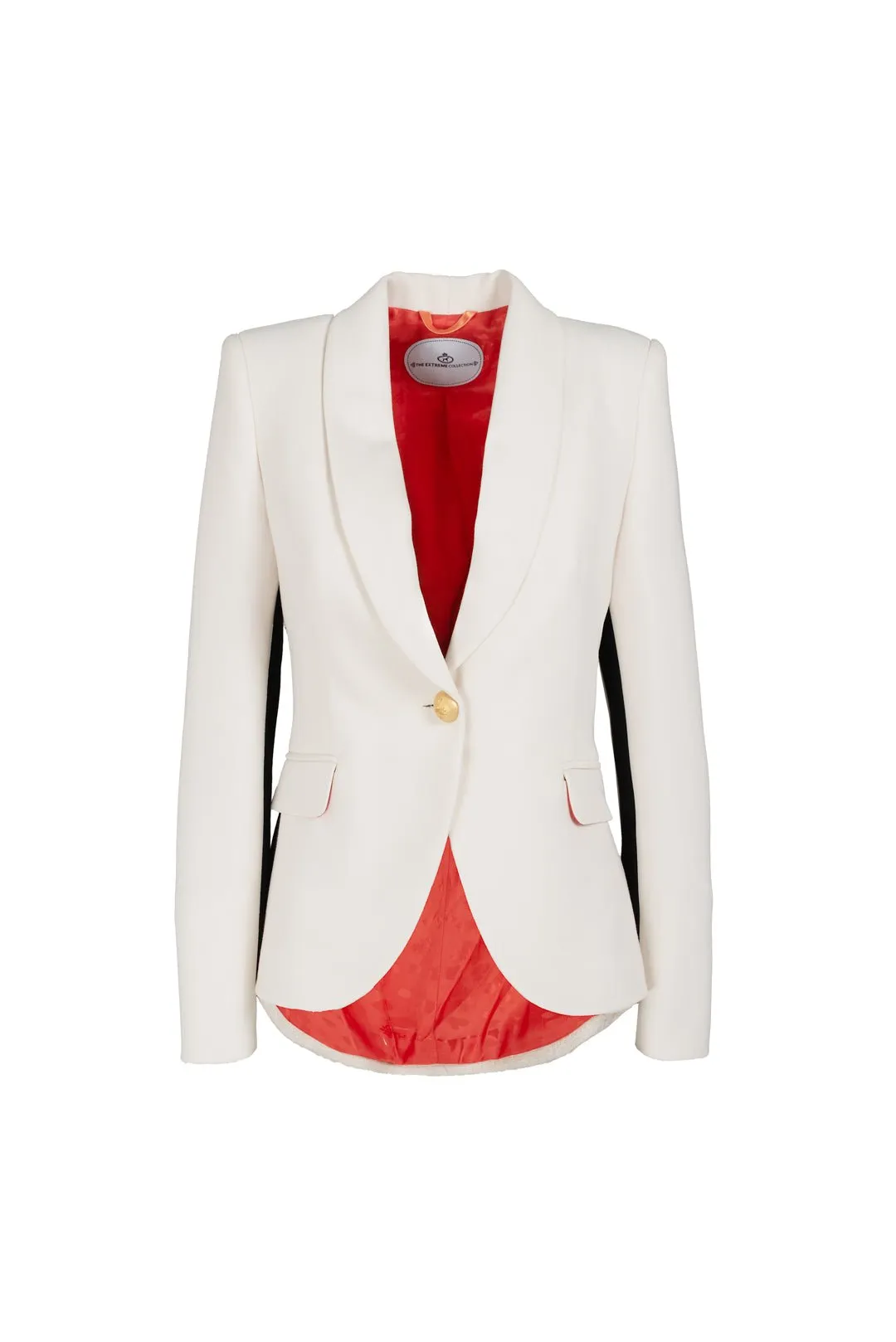 BLAZER BLANCA CON CONTRASTE MADISON