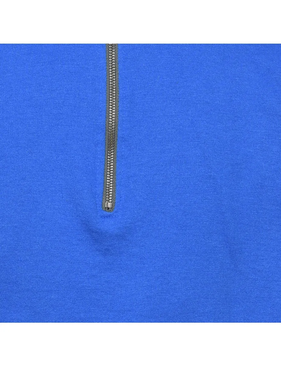 Blue Plain Sweatshirt - M