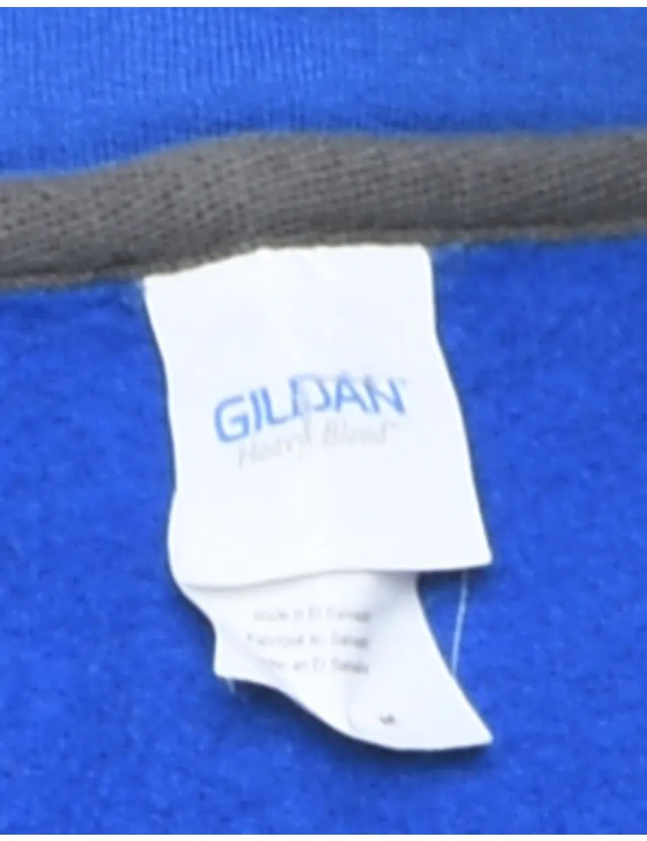 Blue Plain Sweatshirt - M