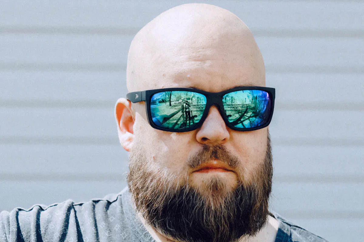 Breach XL - Matte Black - Green Machine Polarized ANSI Z87 