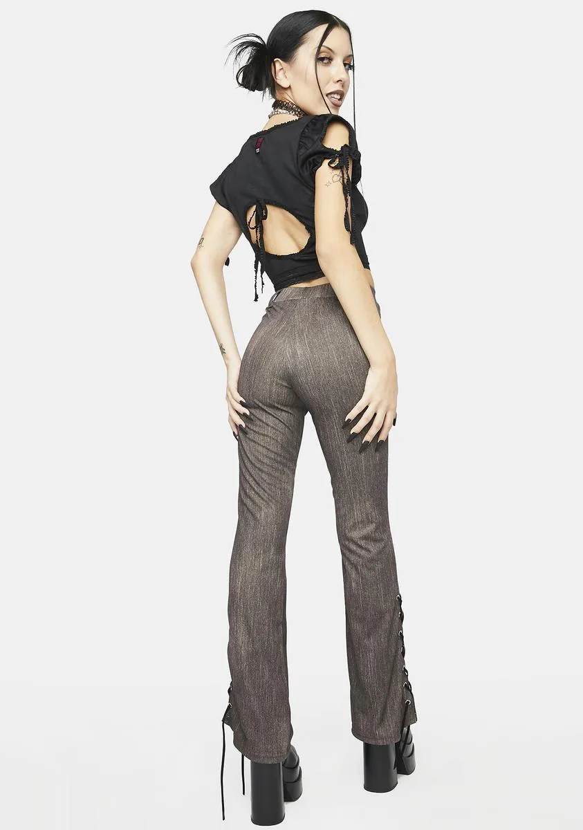 Brown Grunge Pants