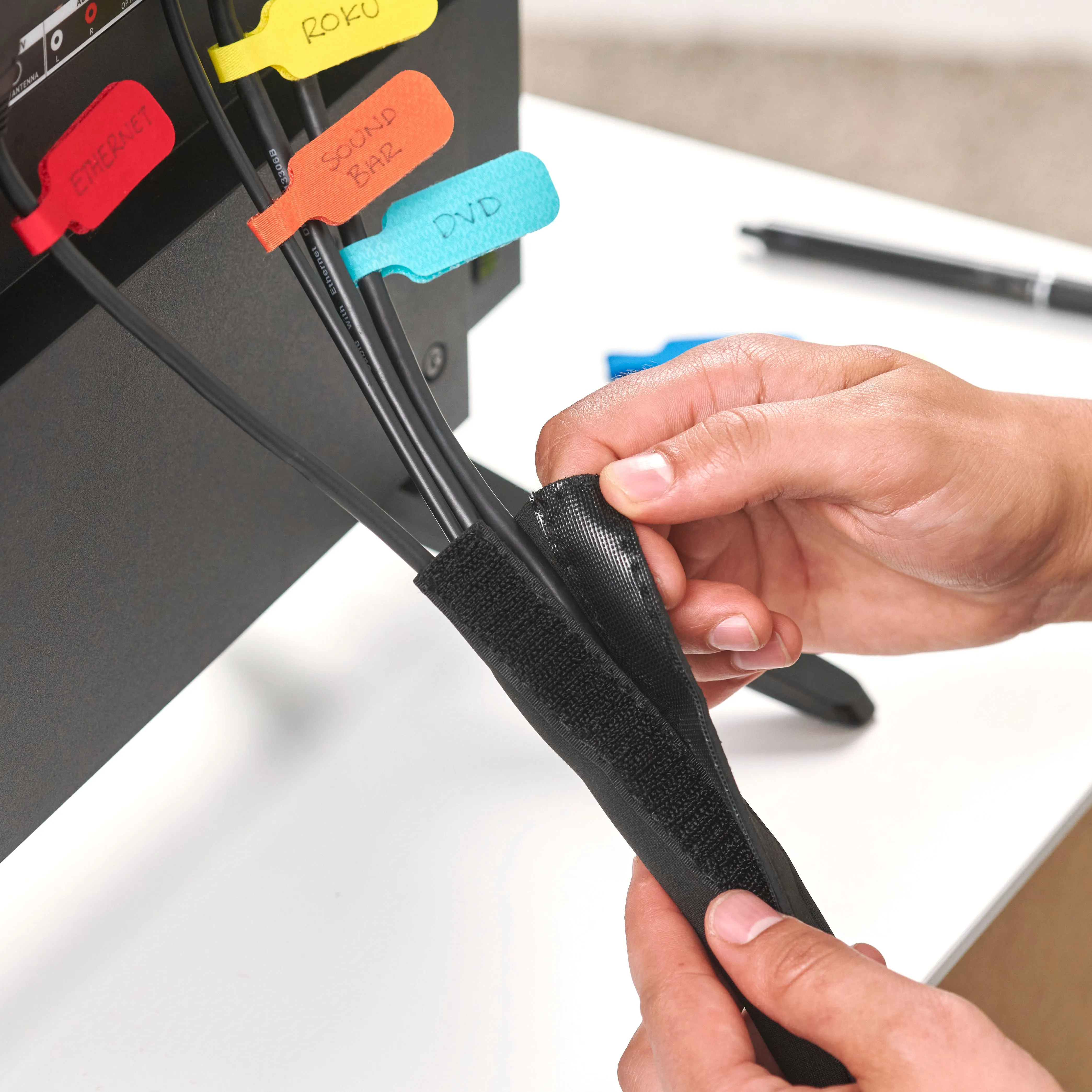 Cable Sleeve - Hook and Loop Closure - 48-in.