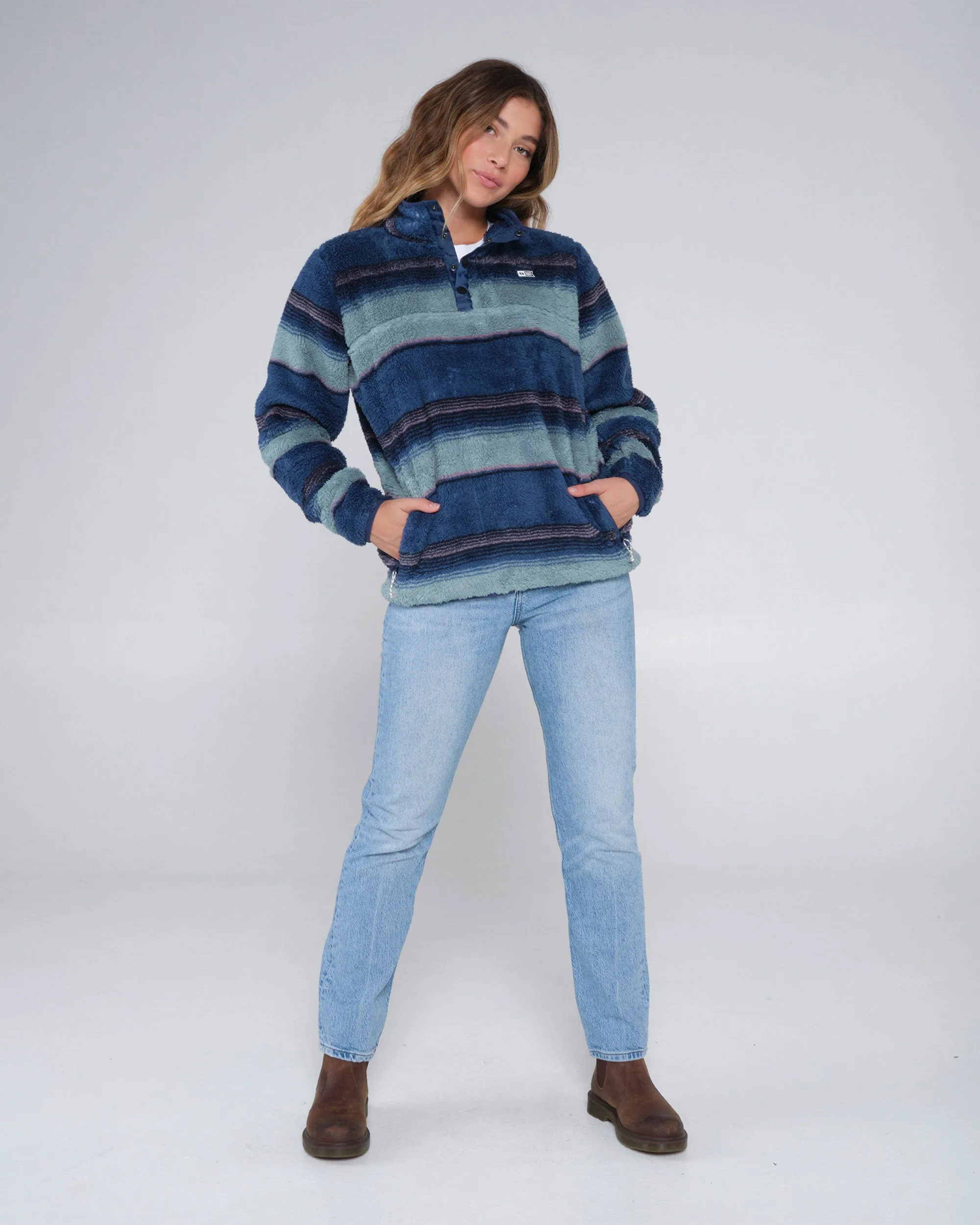 CALM SEAS PULLOVER - Blue Steel