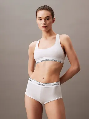 Calvin Klein MODERN COTTON High Waisted Boxers Womens White