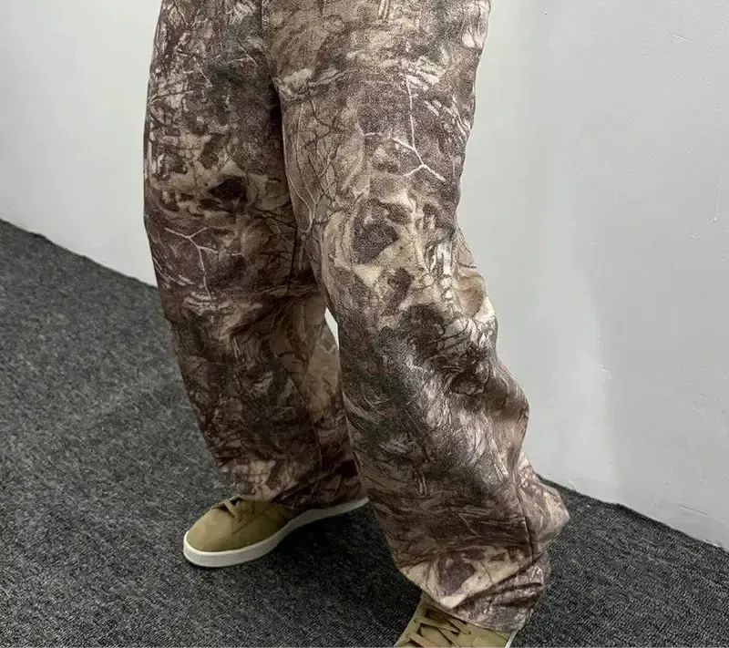 Camouflage Washed Vintage Loose Sweatpant