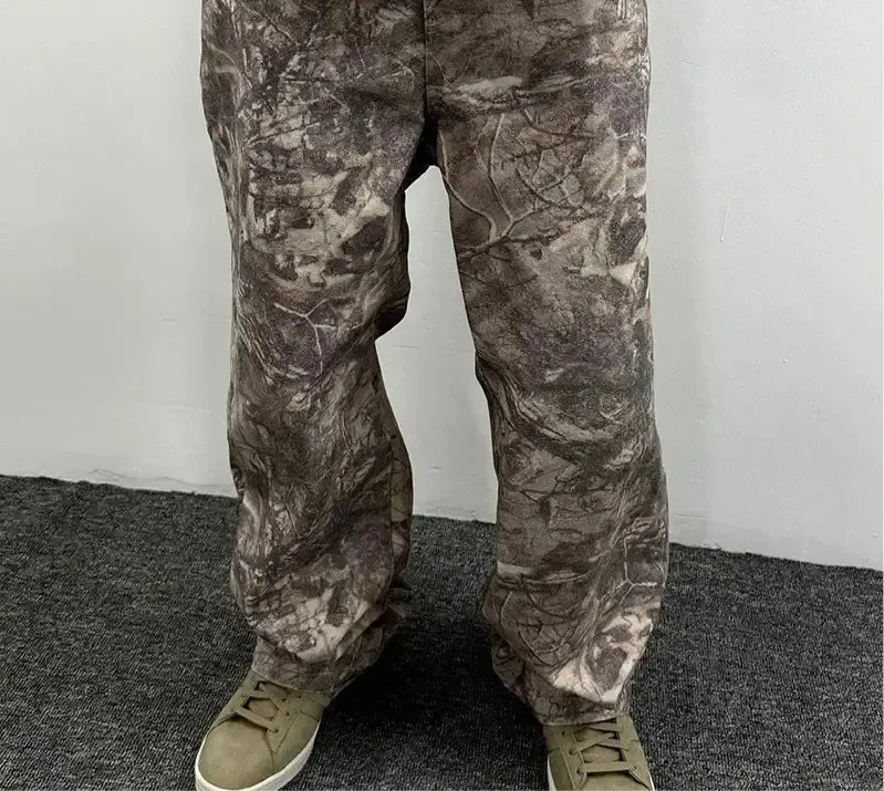 Camouflage Washed Vintage Loose Sweatpant