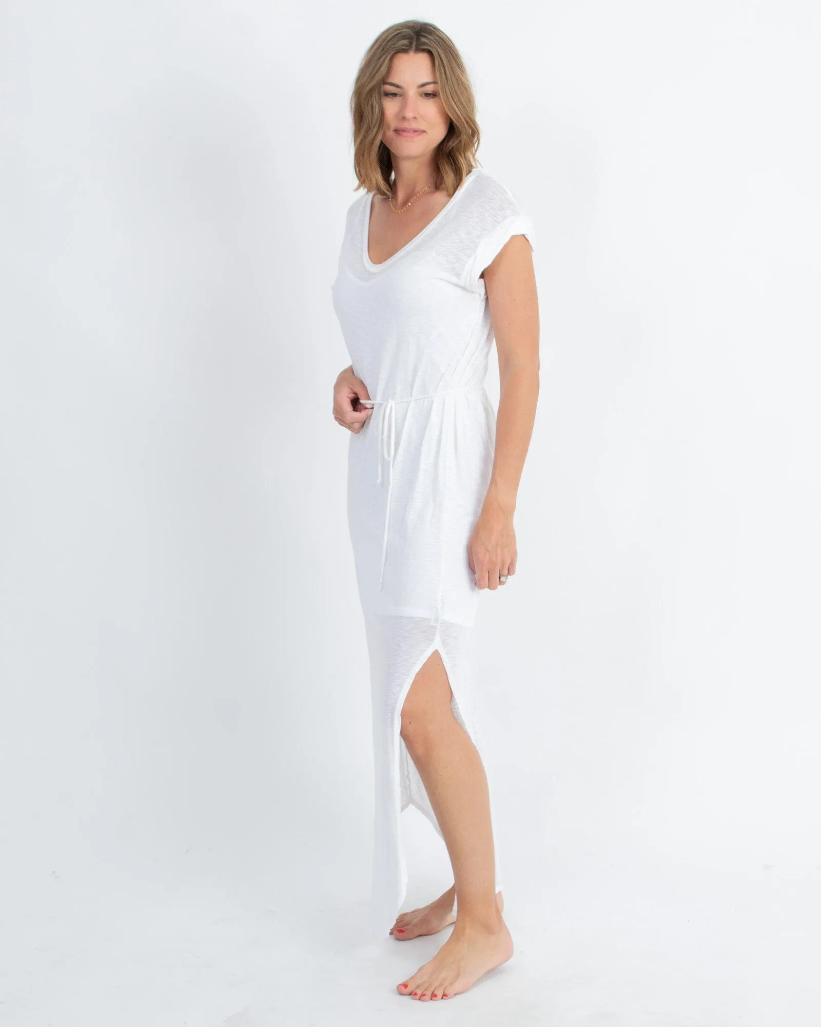 Casual Maxi Dress With Slip