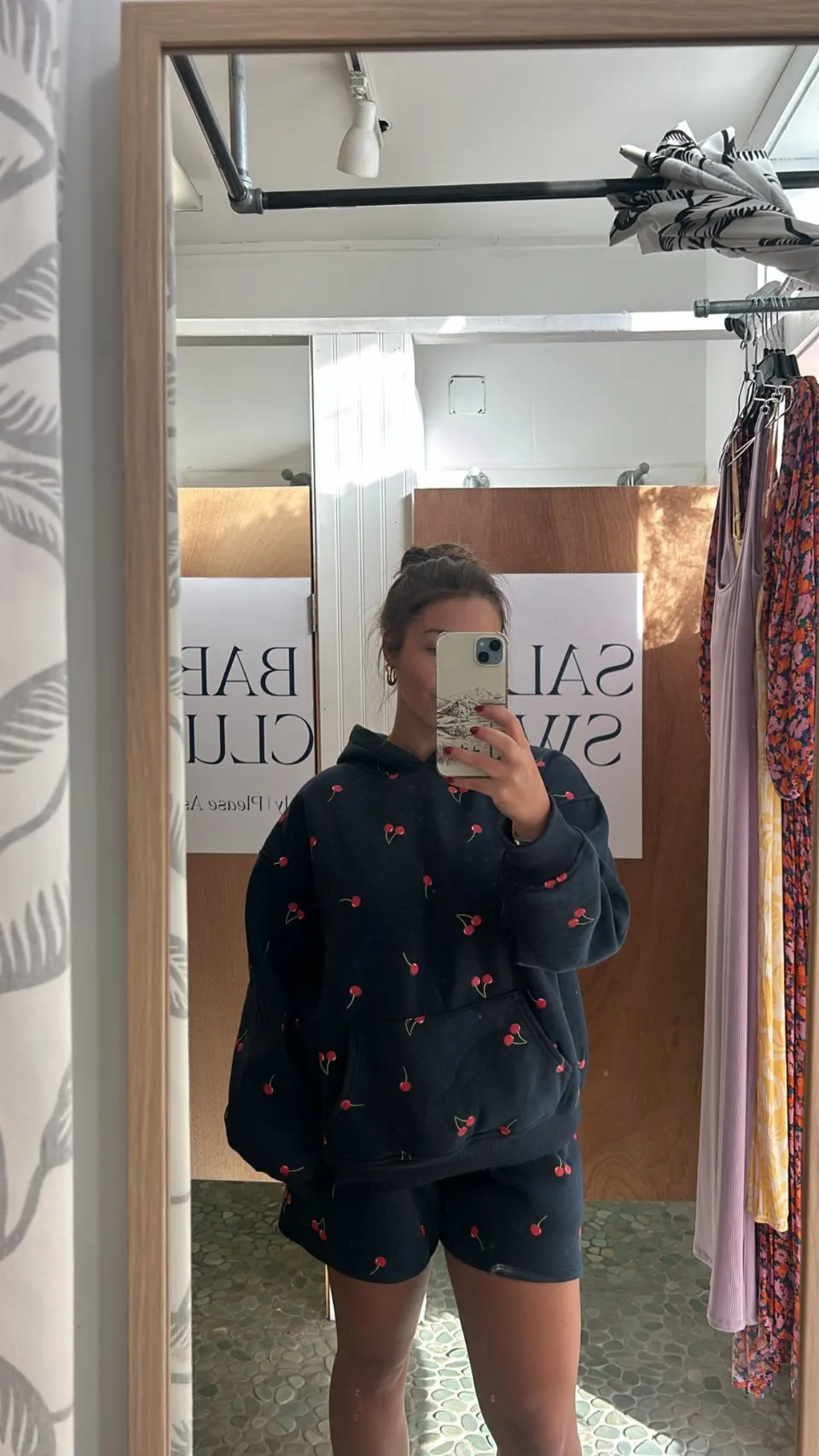 Cherry Lime Rickey hooded sweatshirt