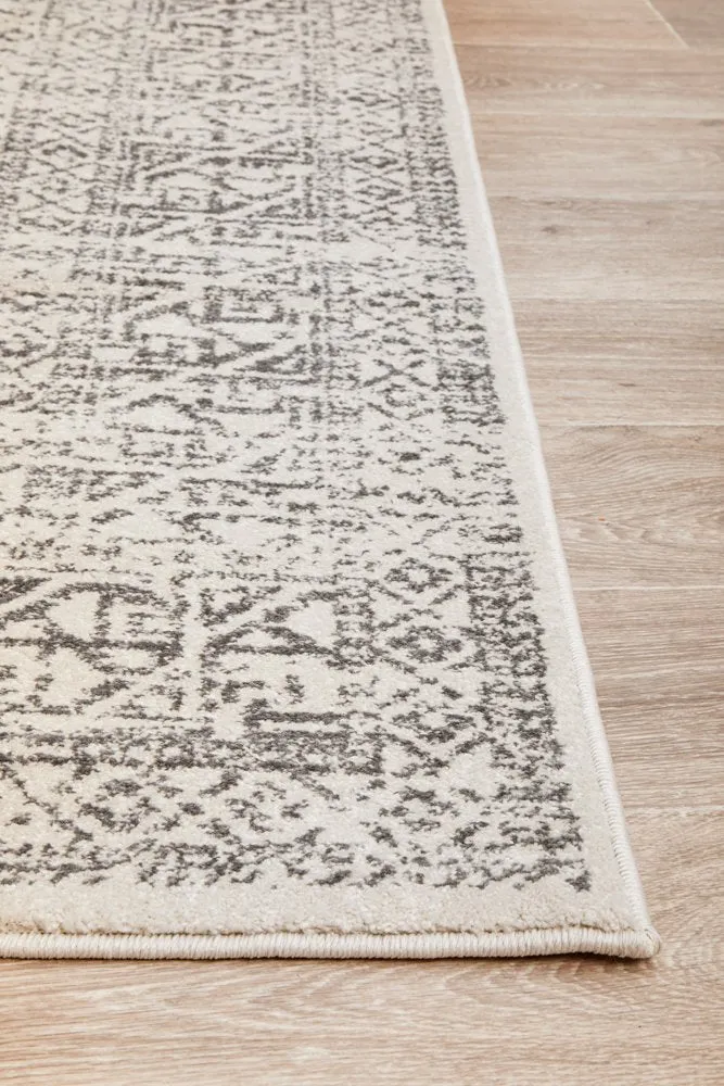 Chrome Addison Rug (Silver) by Rug Culture