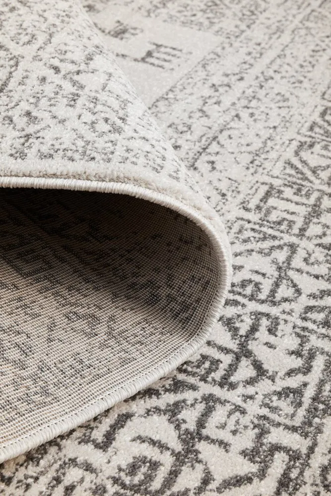 Chrome Addison Rug (Silver) by Rug Culture