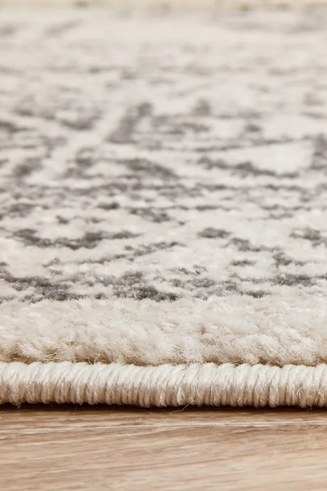 Chrome Addison Rug (Silver) by Rug Culture