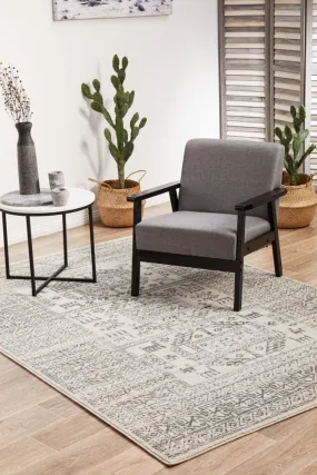 Chrome Addison Rug (Silver) by Rug Culture