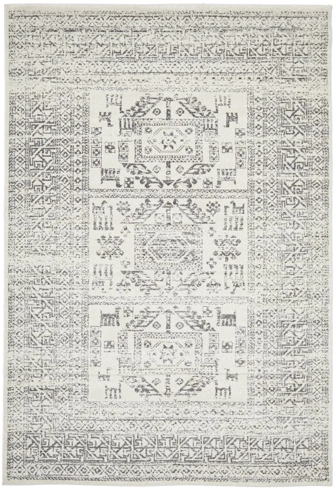 Chrome Addison Rug (Silver) by Rug Culture