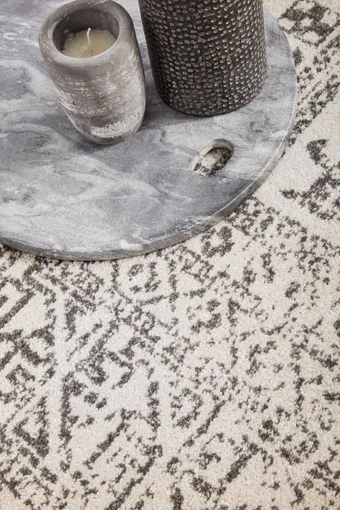 Chrome Addison Rug (Silver) by Rug Culture