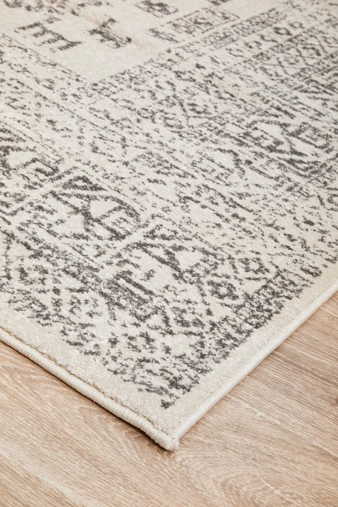 Chrome Addison Rug (Silver) by Rug Culture