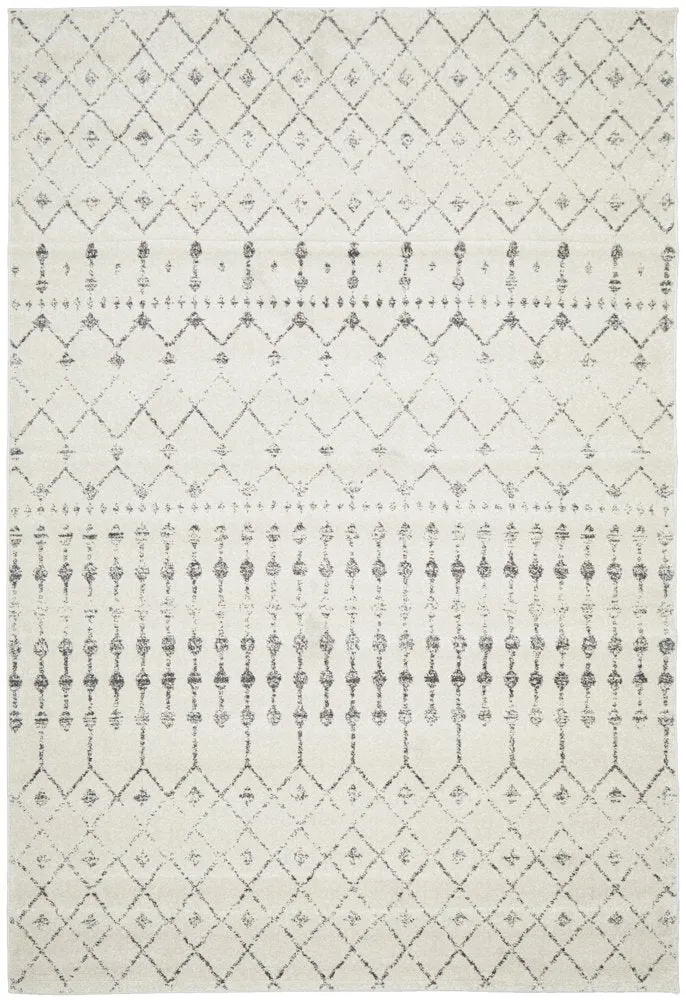 Chrome Elsa Rug (Silver) by Rug Culture