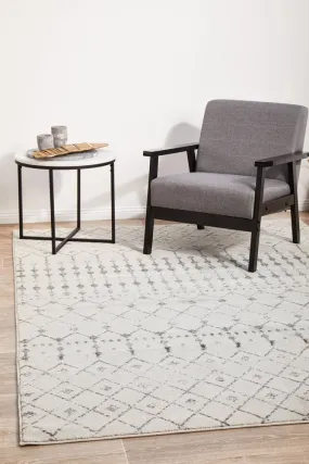 Chrome Elsa Rug (Silver) by Rug Culture