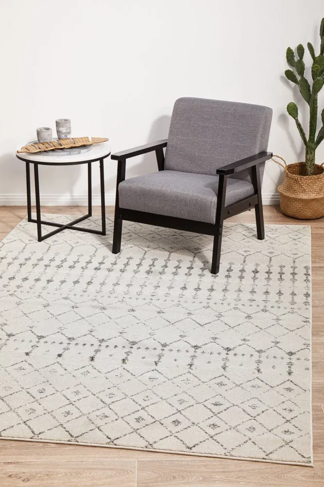 Chrome Elsa Rug (Silver) by Rug Culture