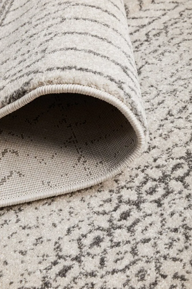 Chrome Harper Rug (Silver) by Rug Culture