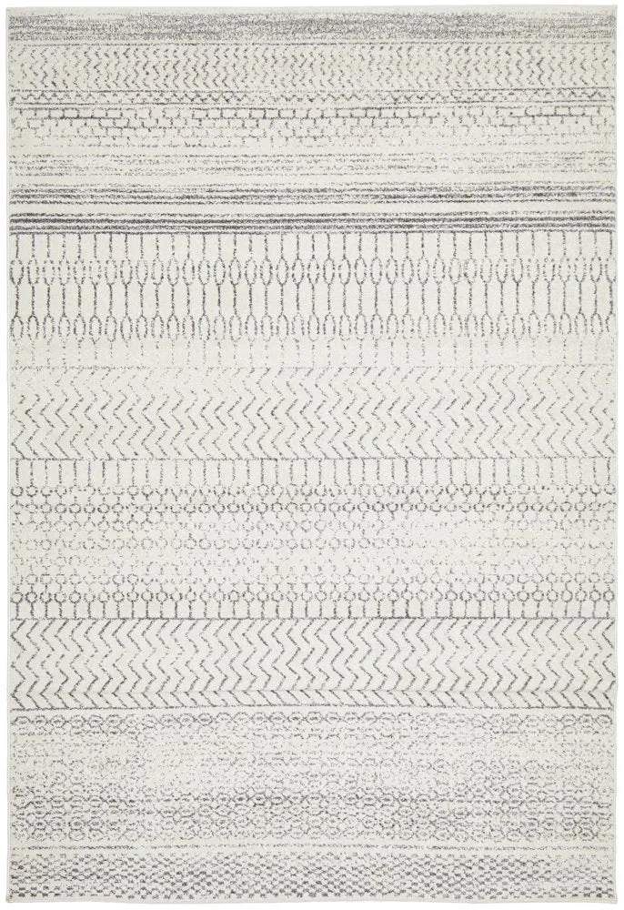 Chrome Harper Rug (Silver) by Rug Culture
