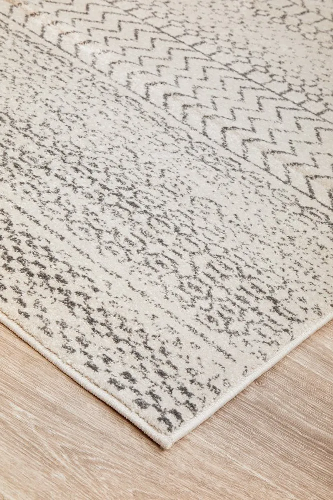 Chrome Harper Rug (Silver) by Rug Culture