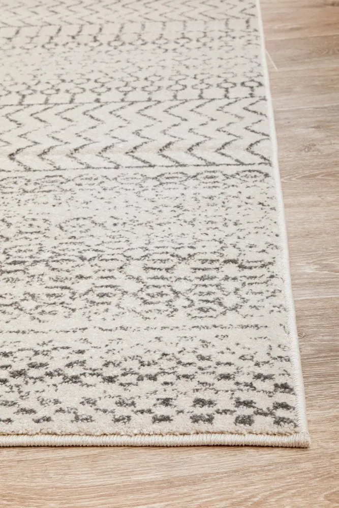 Chrome Harper Rug (Silver) by Rug Culture