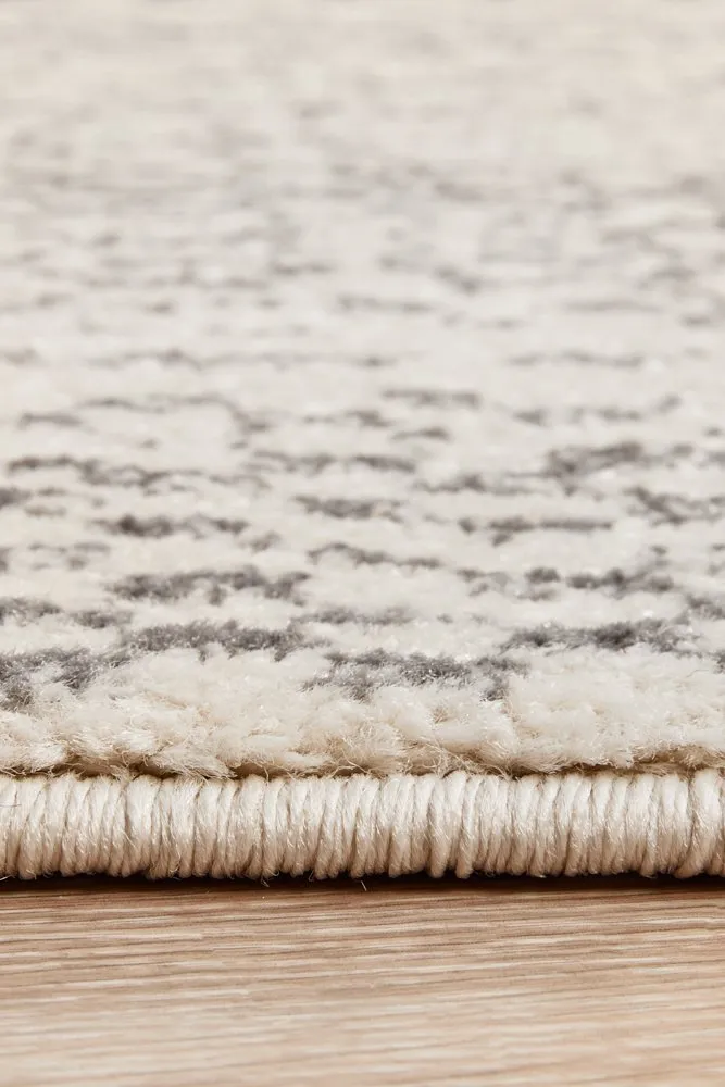 Chrome Harper Rug (Silver) by Rug Culture