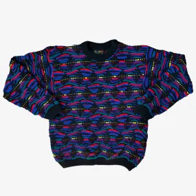 Coogi 3D Textured Pure Wool Jumper