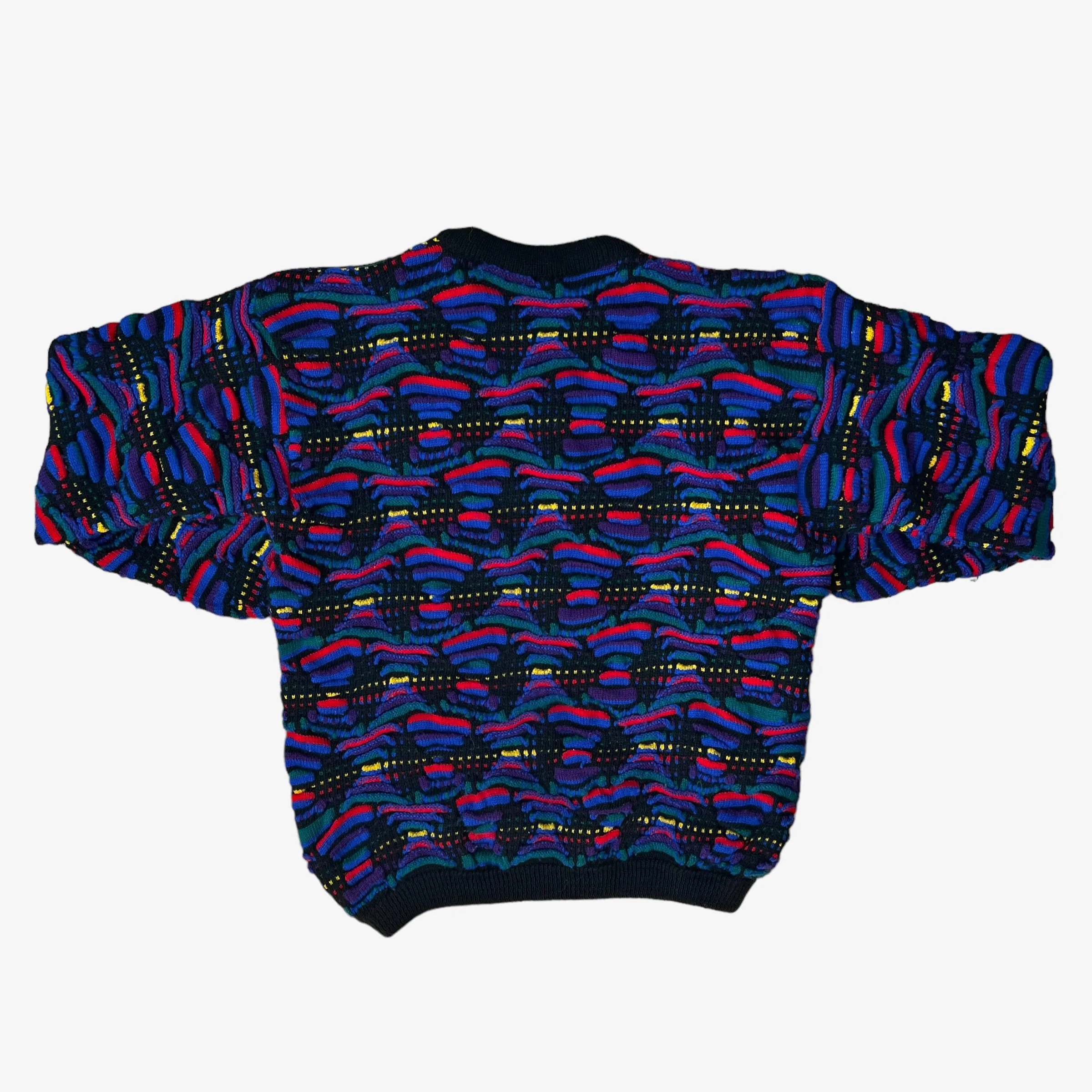 Coogi 3D Textured Pure Wool Jumper