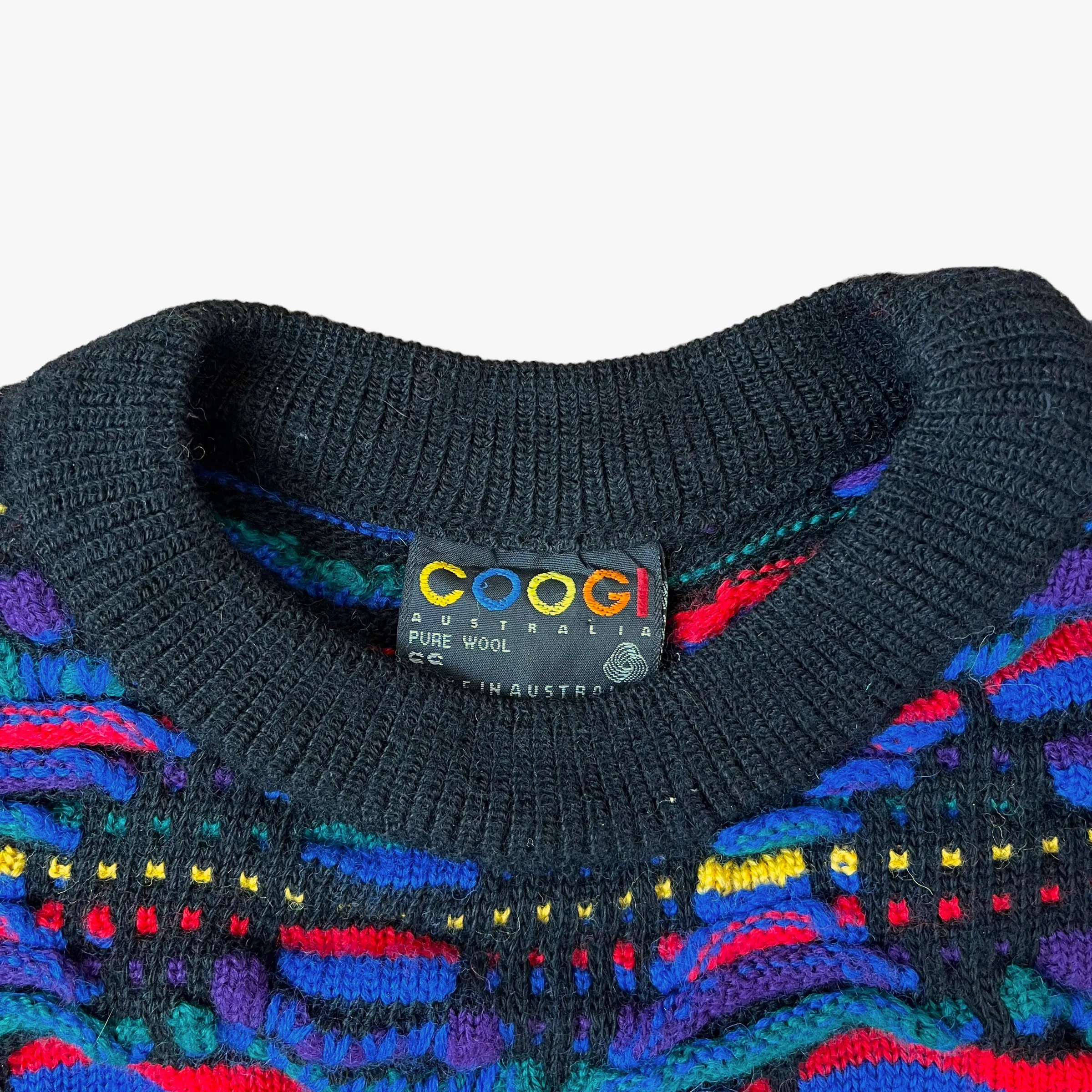 Coogi 3D Textured Pure Wool Jumper