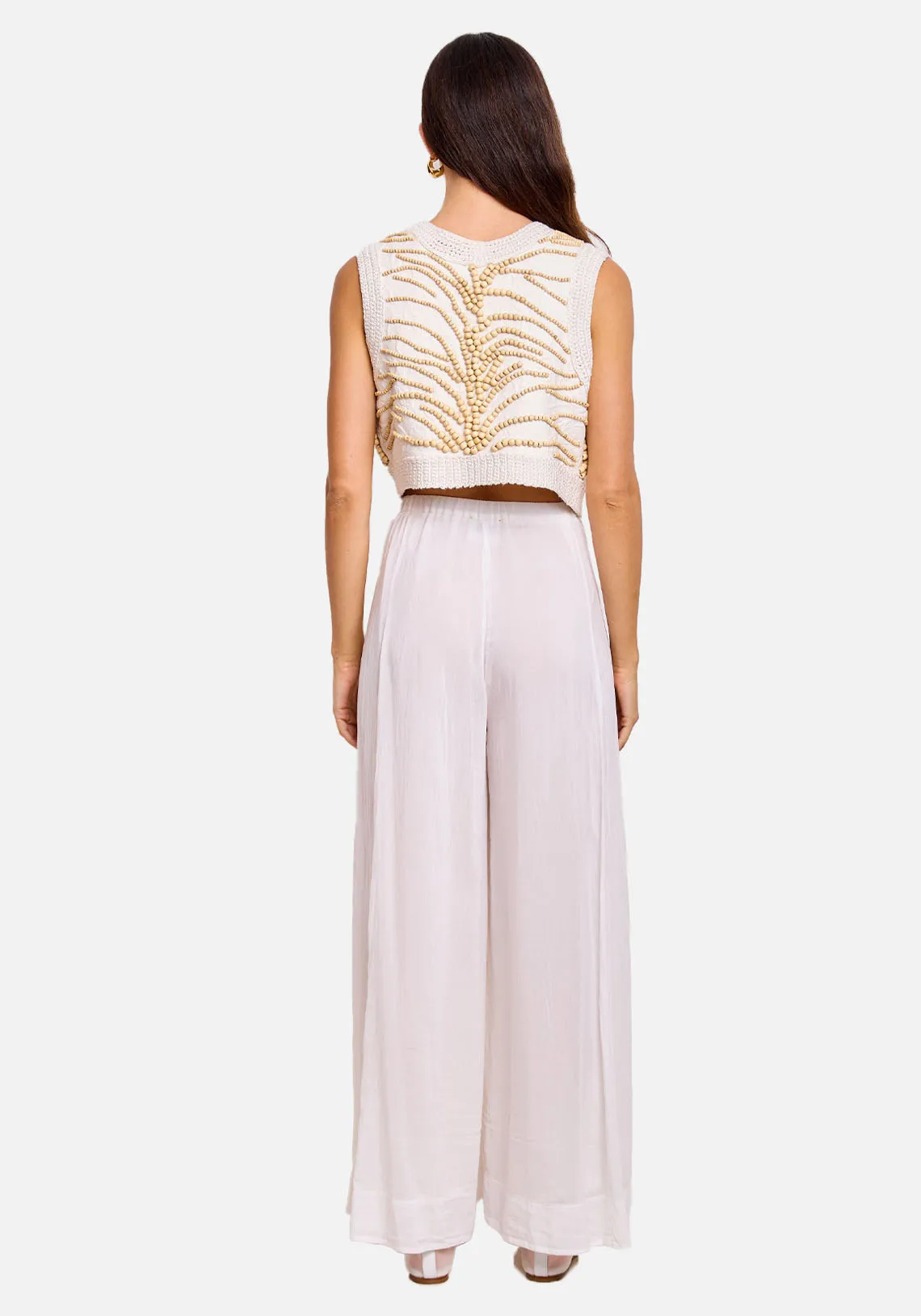 COTTON SILK VOILE PANTS