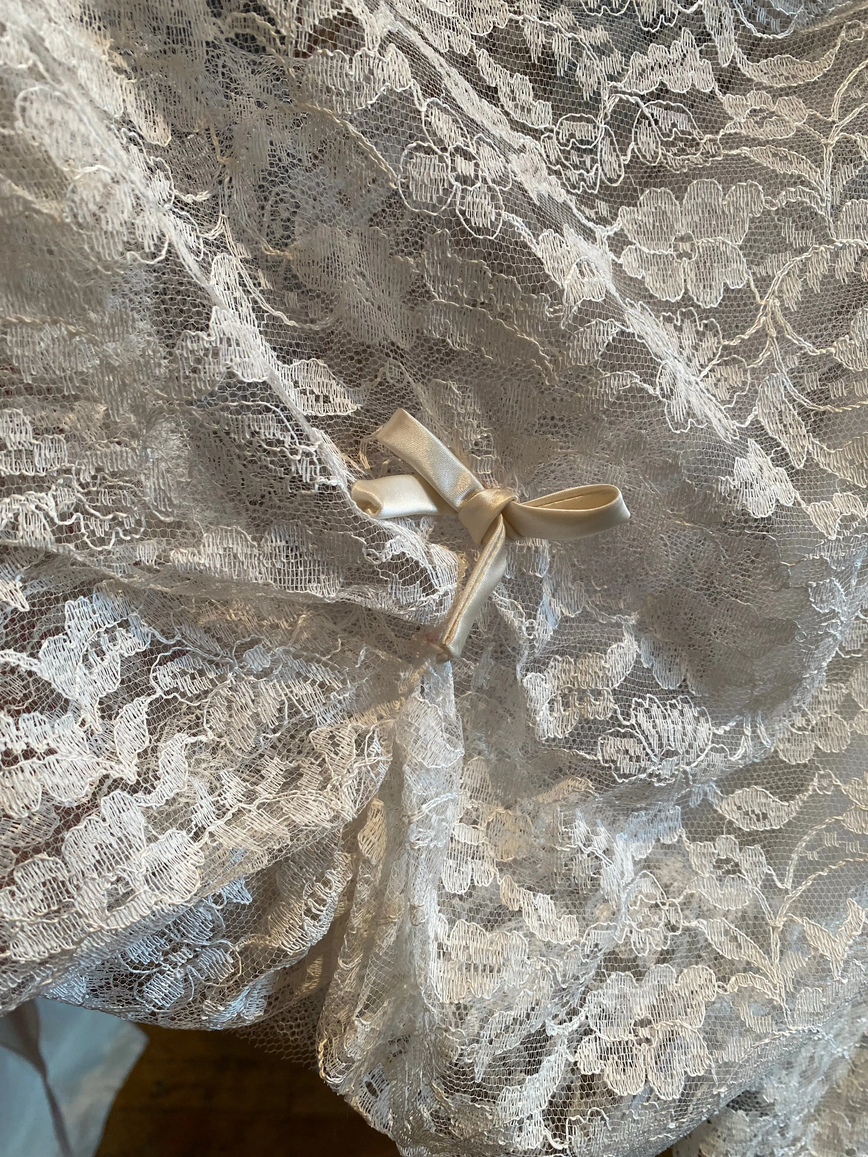 Darling 1950's Emma Domb Cupcake Wedding Reception Dress / Small