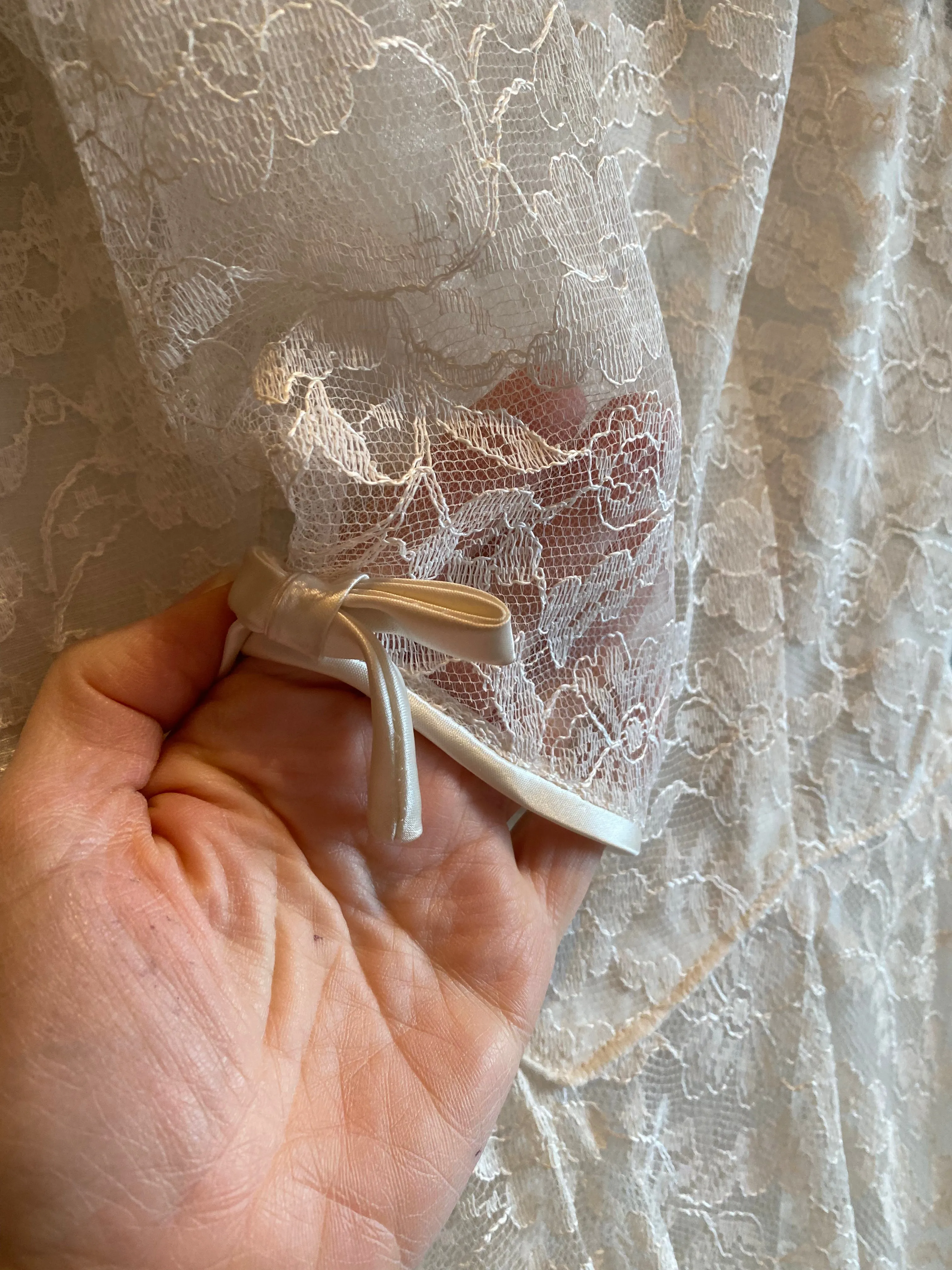 Darling 1950's Emma Domb Cupcake Wedding Reception Dress / Small