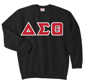 Delta Sigma Theta 3 Greek Letter Crewneck Sweatshirt