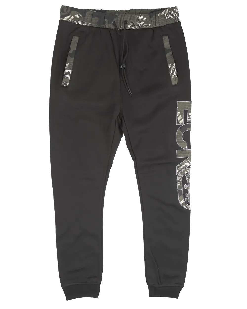 ECKO UNLTD FLEECE JOGGER PANTS BLACK - EO31G577