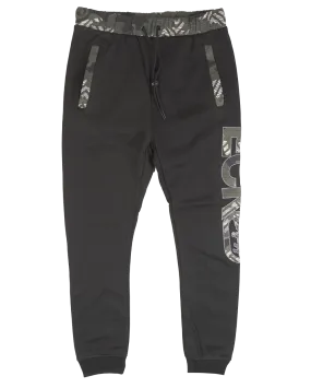 ECKO UNLTD FLEECE JOGGER PANTS BLACK - EO31G577